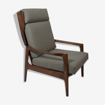 Fauteuil scandinave haut dossier par Niels Eilersen 1960