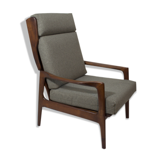 Fauteuil scandinave haut dossier par Niels Eilersen 1960