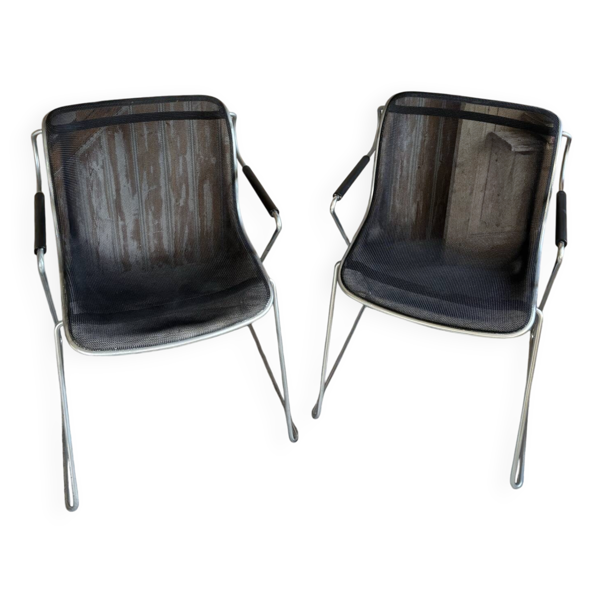 Paire de fauteuils Penelope par Charles Pollock pour Castelli