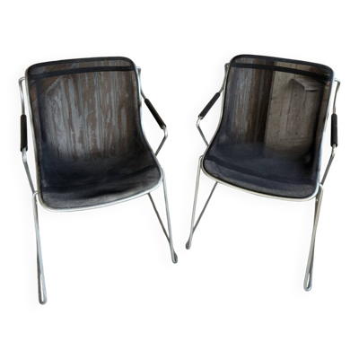 Paire de fauteuils Penelope par Charles Pollock pour Castelli