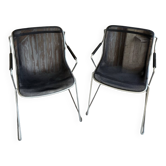 Paire de fauteuils Penelope par Charles Pollock pour Castelli