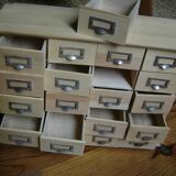small wooden drawer unit