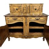 Buffet provençal a glissants style Louis XV estampillé en bois fruitier