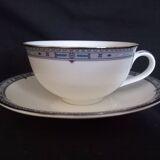 Coffee/tea service for 12 people in fine English porcelain, MAYA model