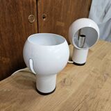 Pair of Italian design bedside lamps 1970 Valenti