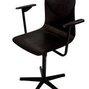 Vintage Galvanitas Pagholz school chair work with armrests dutch design