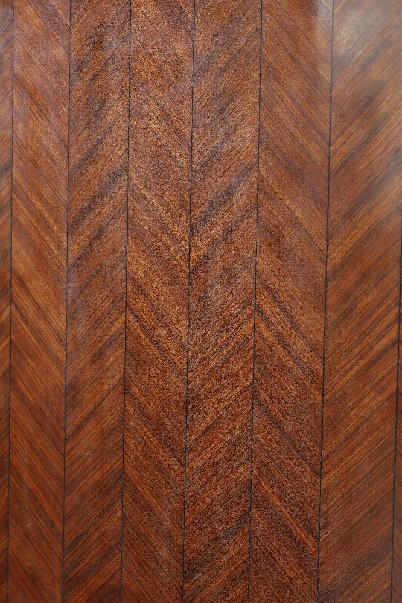 Rosewood and rosewood sideboard in the style of Jules Leleu