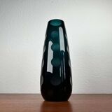 Mid-century German glass vase by Karl Friedrich Glas, 1960s.