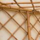 Porte-manteau mural vintage en rotin