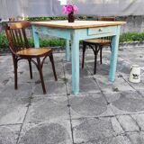 Weathered farm table