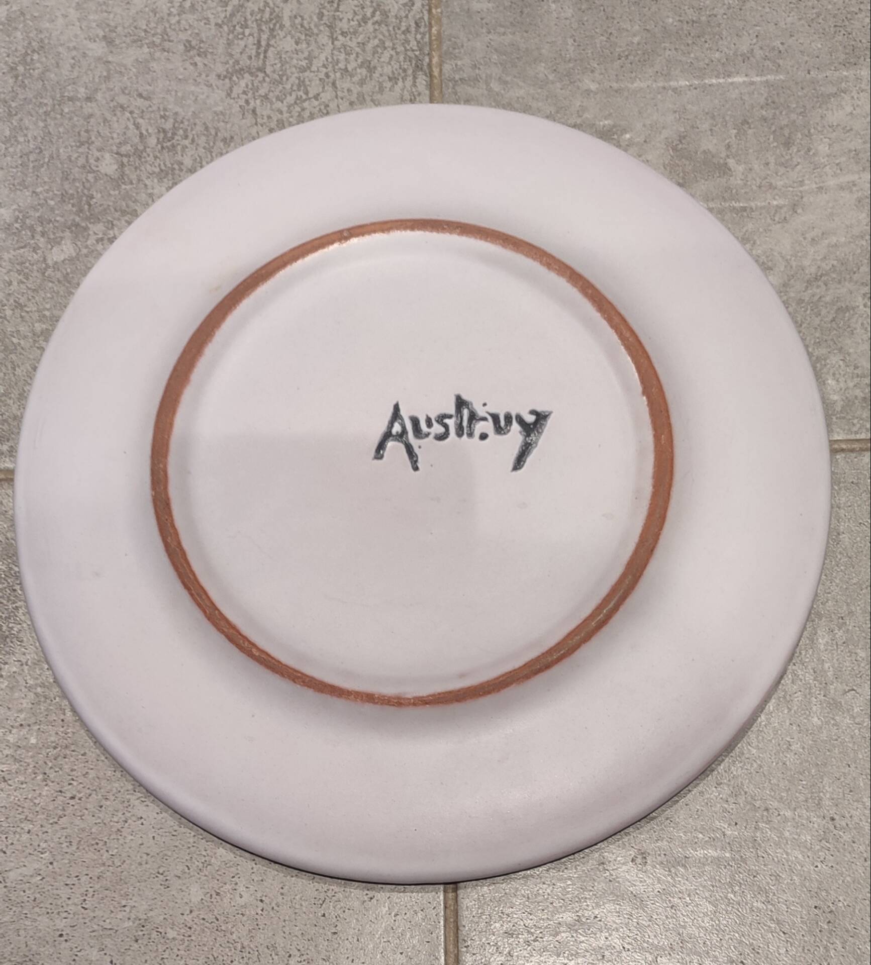 Vintage ceramic egg service by Jean Austruy