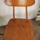 Set of 6 Hiller chairs, vintage bistro