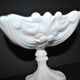 Opaline de Vallerysthal chalice cup Art Nouveau 1910 white opaline H16cm