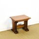 1960s Scandinavian nesting coffee table in teak.