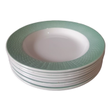 8 Digoin hollow plates