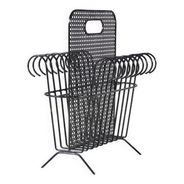 1950s “Cap d’ail” magazine rack by Mathieu Matégot for Atelier Matégot, France