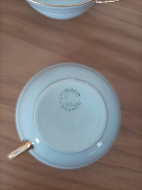 Limoges porcelain coffee service