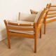 Ensemble de 2 fauteuils vintage | Illum Wikkelsø pour Silkeborg | Modèle Genius | Teck