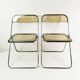 Pair of Plia chairs, Anonima Castelli, designed by Giancarlo Piretti, Italy
