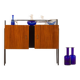 Italian vintage credenza in the style of Vittorio Dassi, 1950s