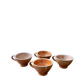 Lot de 4 tasses en grès – esprit artisanal