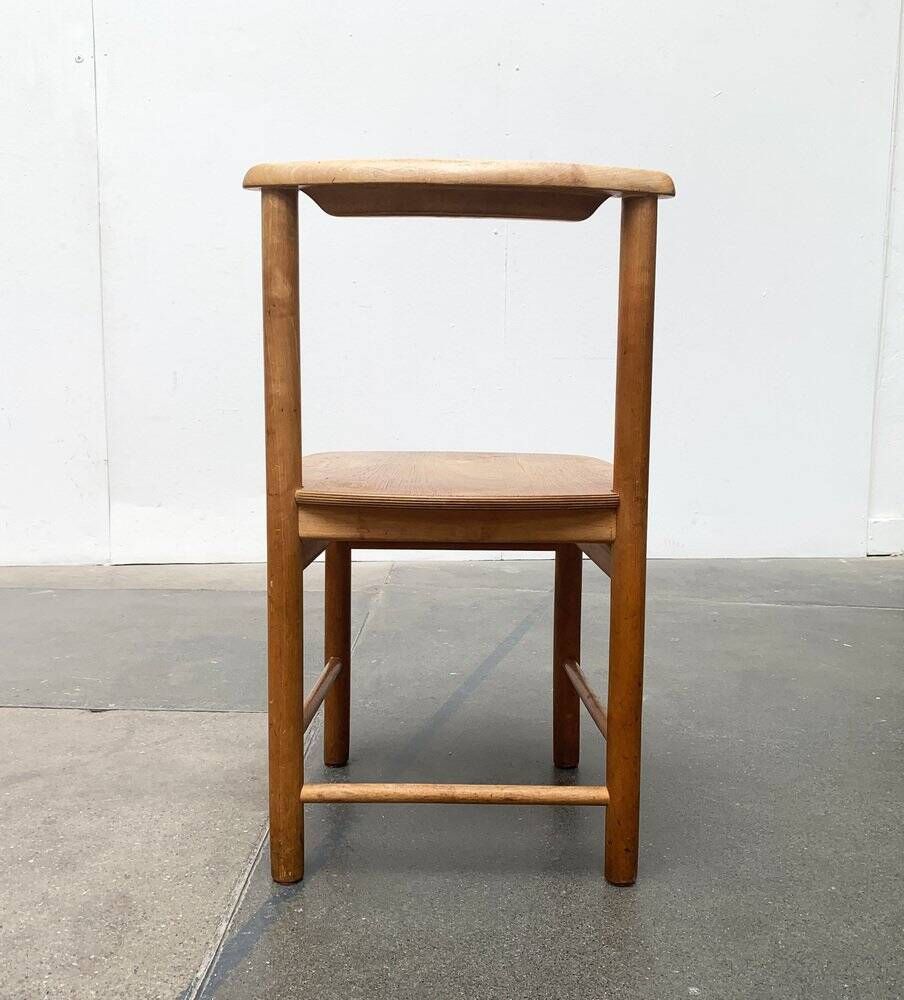 Mid-century wooden chair set of 2, 1960s