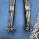 2 bronze Art Nouveau furniture ornaments