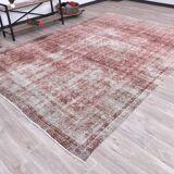 8x11 Red & Burgundy Persian Rug 235x328Cm SK 240833