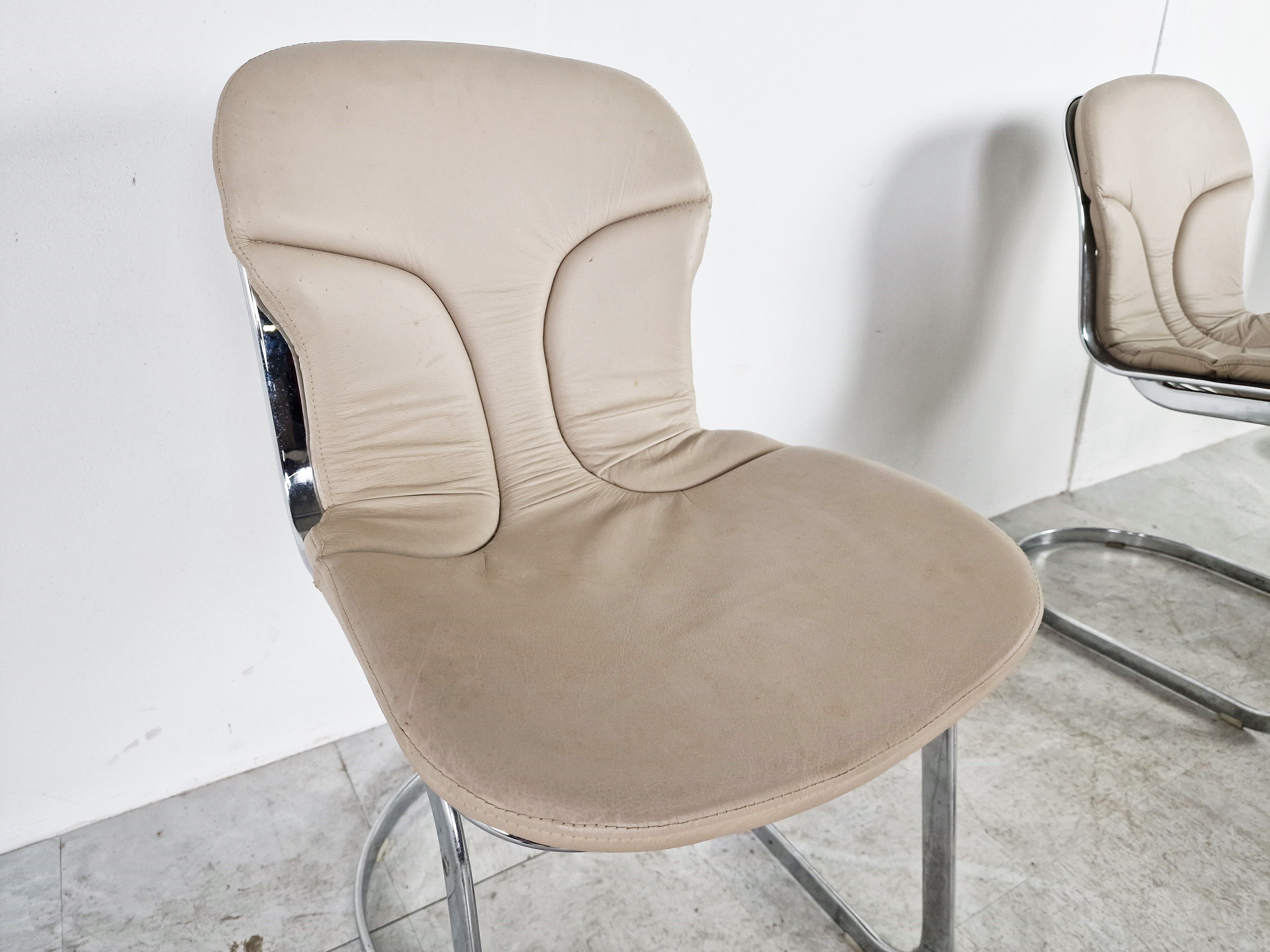 Vintage dining chairs for cidue, 1970