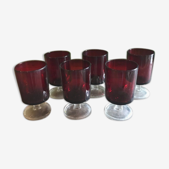 Set of 6 Luminarc glasses
