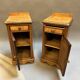 Paire de tables de chevet victoriennes en bois satiné