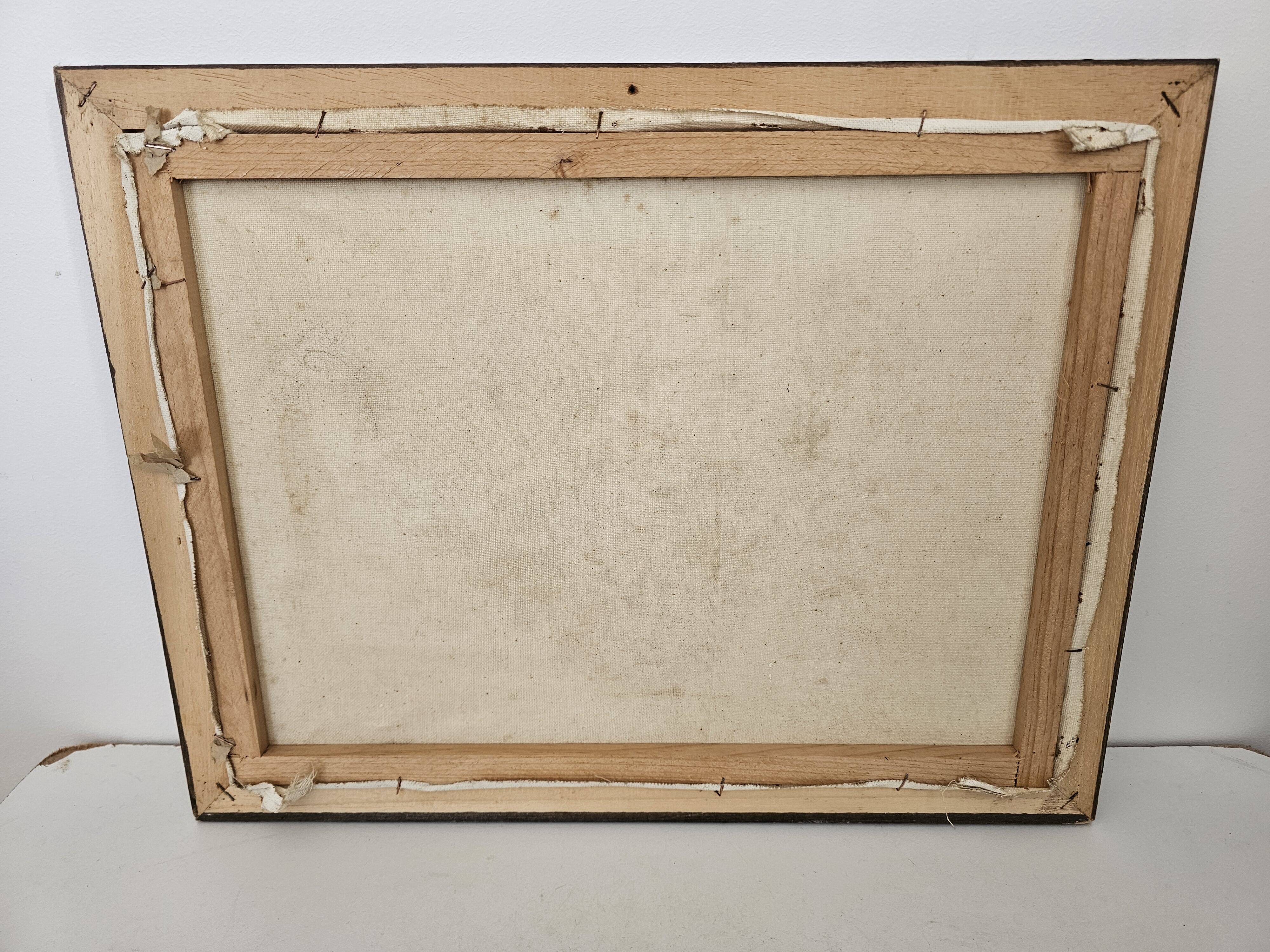 Oil painting on canvas, Bouquets of roses and tulips, signed Hire