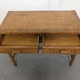 Rattan console from the 50s/60s