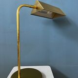 Lampe de bureau en laiton du milieu du siècle