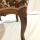 Louis xv style armchair in walnut