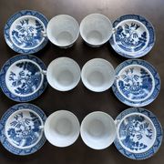 6 Tasses porcelaine de Chine