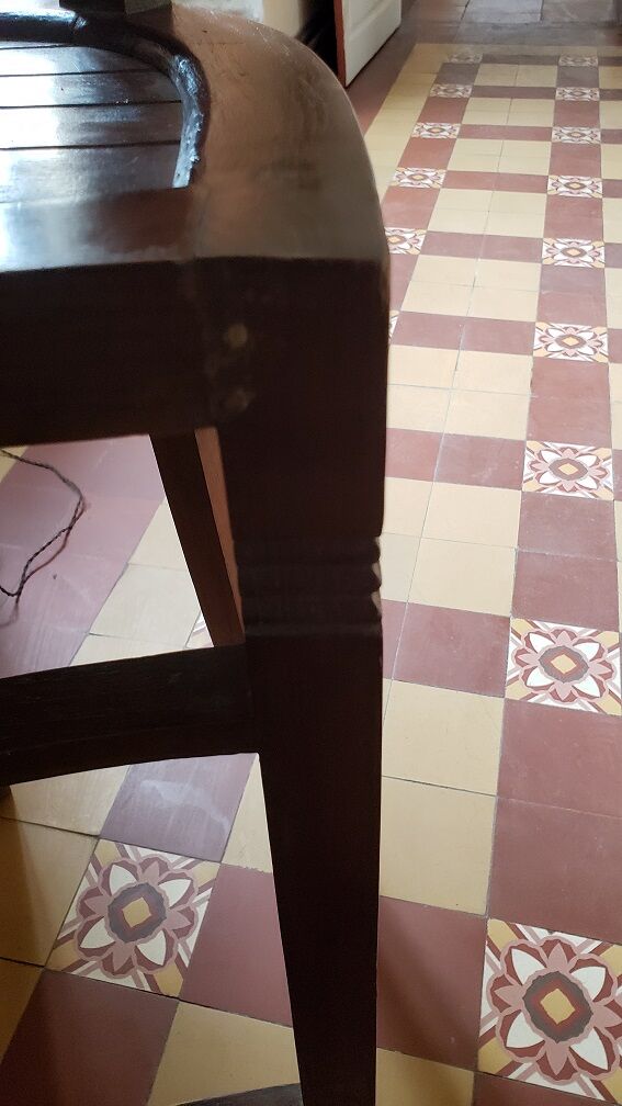 Pair of Arts and Crafts stools