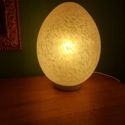 Glass egg lamp