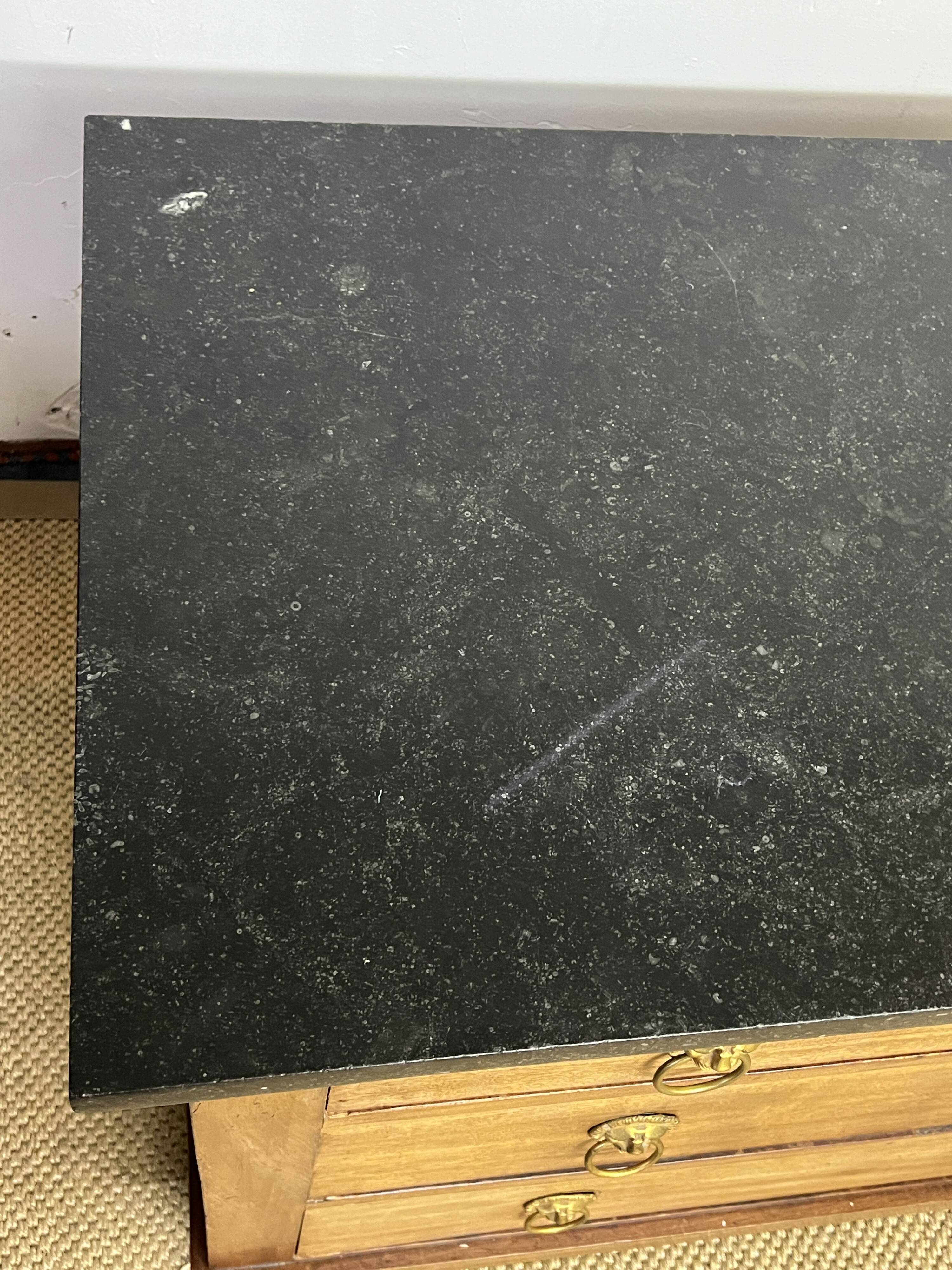 Empire chest of drawers returned from Egypt