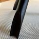 Round table colico matte black ceramic, matte black ash legs d160+plate 70
