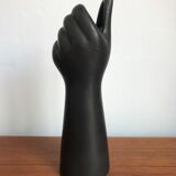 Black hand vase