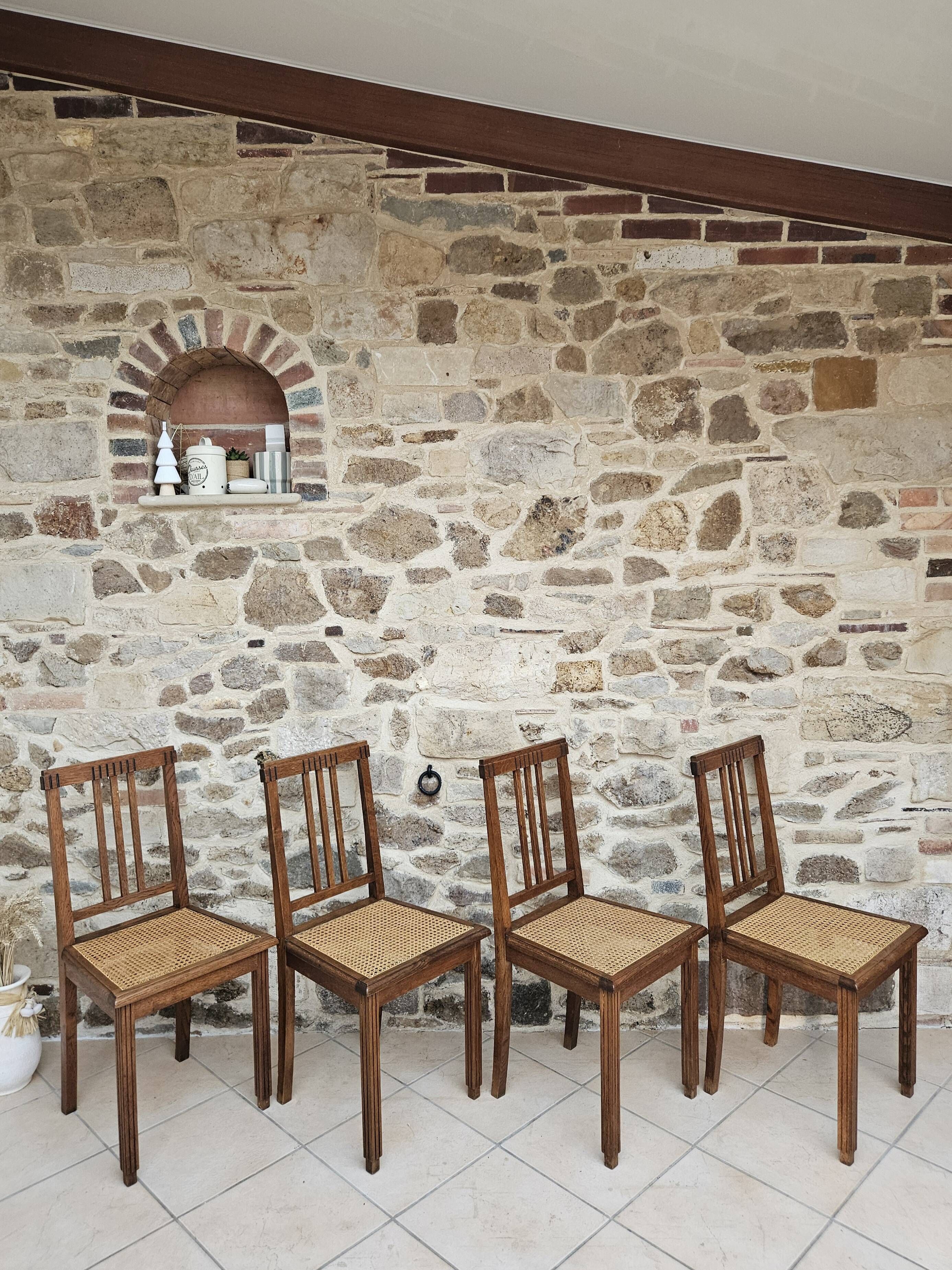 Lot of Art Deco chairs