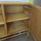 Buffet bas 2 portes -rotin tressé-bambou -cannage