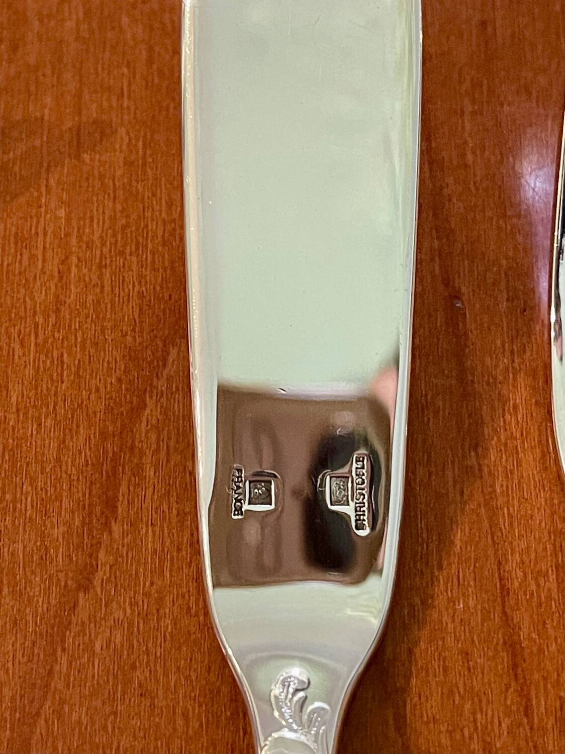 Christofle Marly 6-piece fish cutlery set, excellent condition