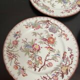 4 plates Sarreguemines late nineteenth