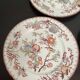 4 assiettes Sarreguemines fin XIXe