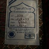 Tapis cachemire et soie
