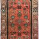 Unusual Signed Hand woven vintage rug - Tribal with animal motifs