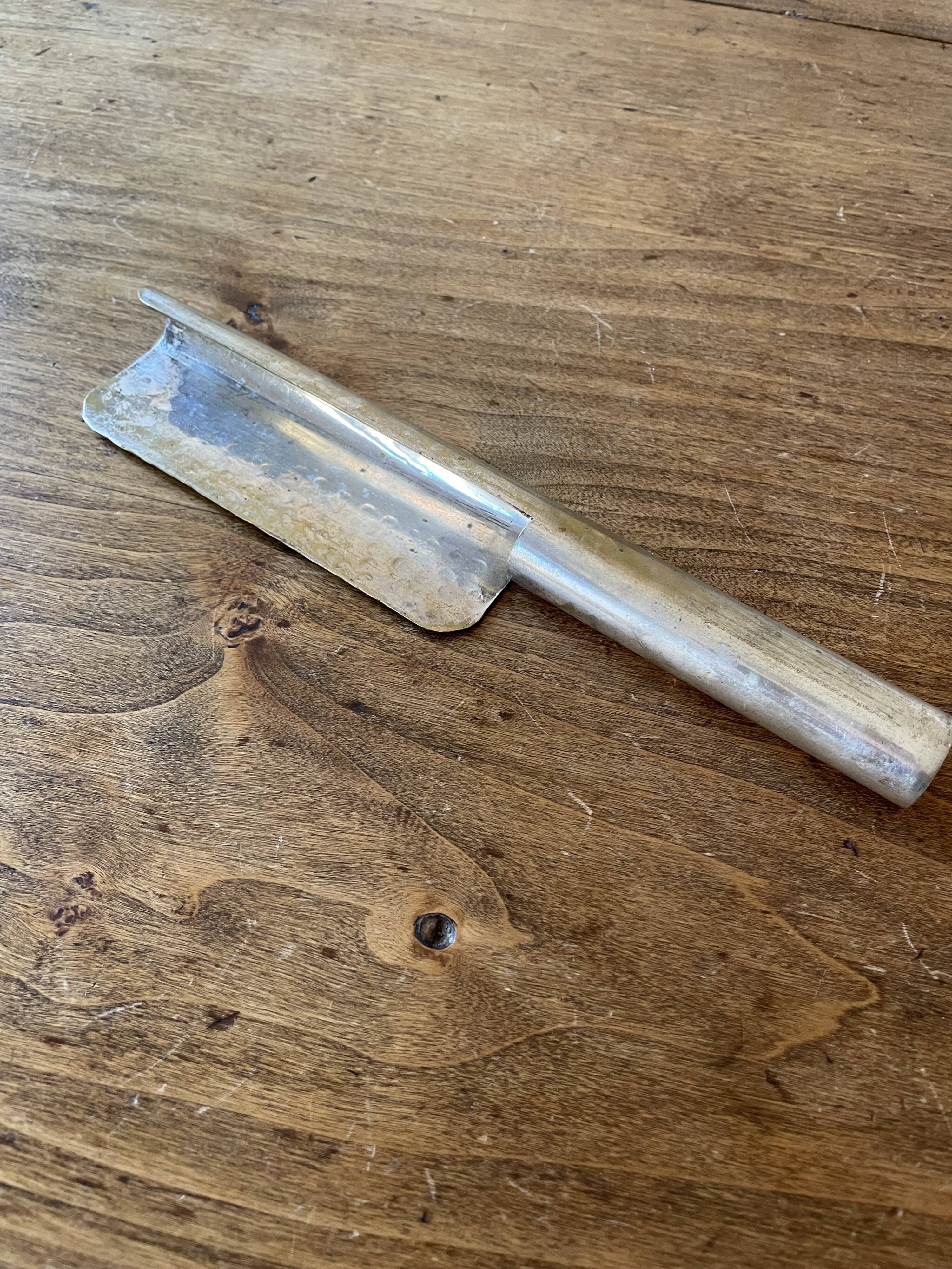 Metal crumb catcher - vintage old