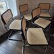 Set of 6 Cesca B32 Marcel Breuer black vintage chairs Made in Italy
